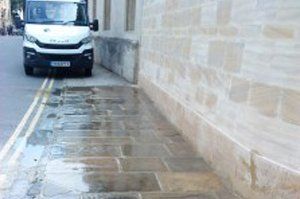 Block paving, paving slabs and natural surfaces