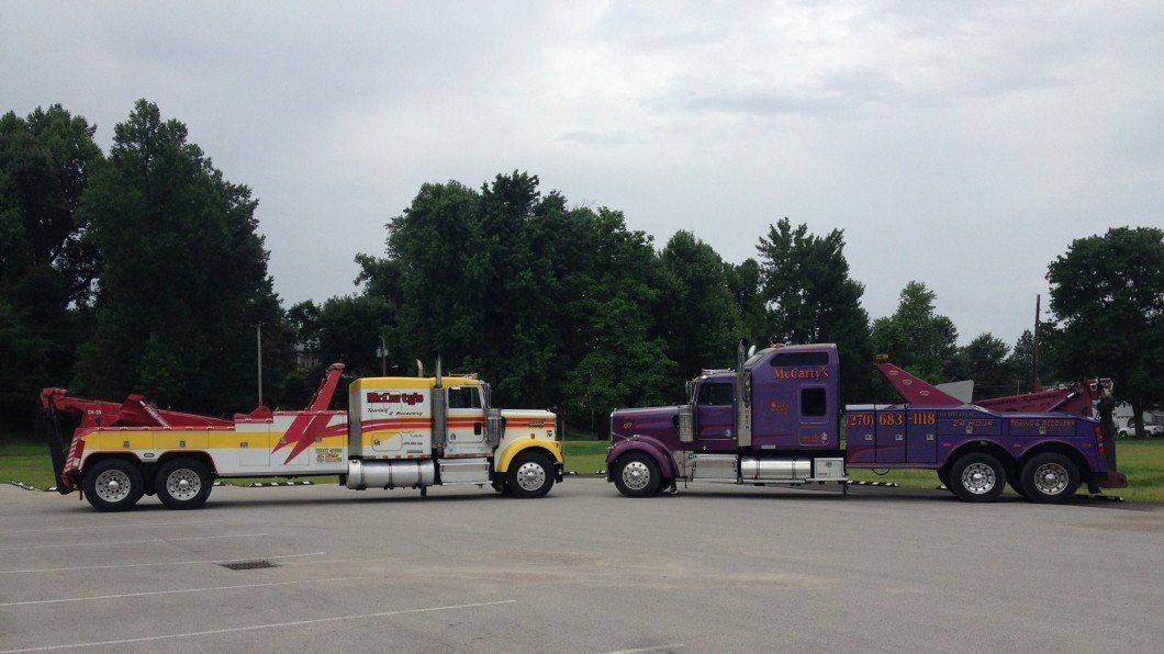 Two Towing Trucks — Owensboro, KY  — McCarty's Auto & Truck Repair