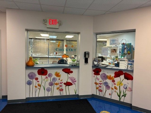 Check out desk at Children's Clinic of Wyomissing