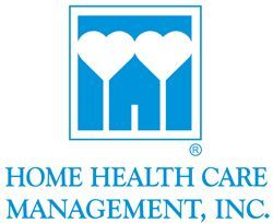 The logo for home health care management , inc.