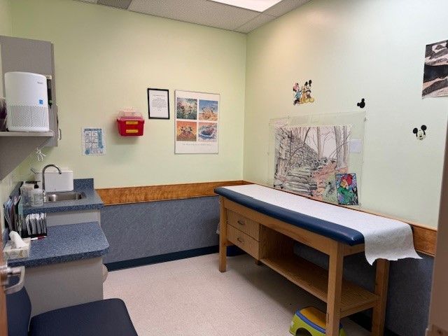 Exam room at Children's Clinic of Wyomissing