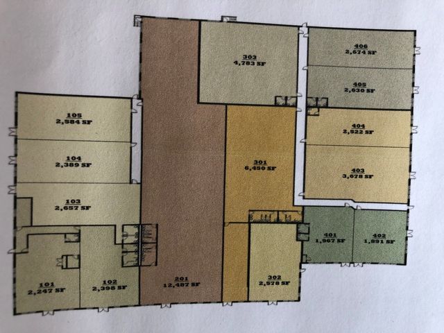 Warehouse Floor Plan — Clifton, NJ — Evergreen Commercial Real Estate Brokers Inc
