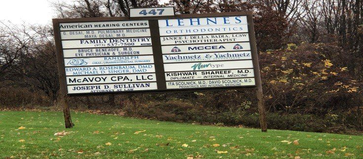 Signage — Clifton, NJ — Evergreen Commercial Real Estate Brokers Inc