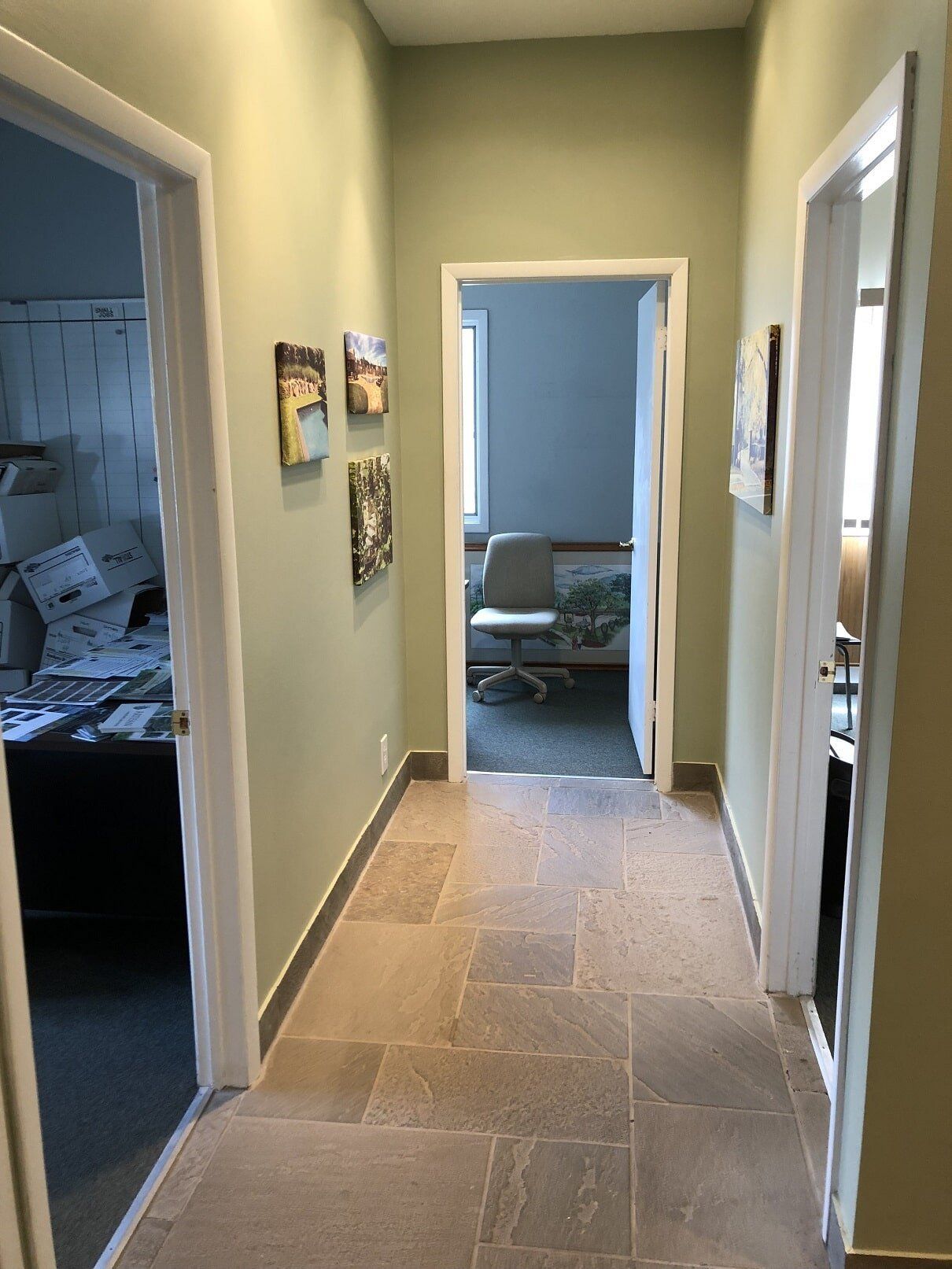 Office Hallway — Clifton, NJ — Evergreen Commercial Real Estate Brokers Inc