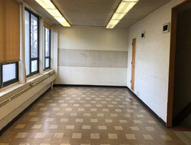 Empty Tiled Room — Clifton, NJ — Evergreen Commercial Real Estate Brokers Inc