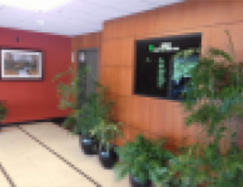 Building Lobby With Plants — Clifton, NJ — Evergreen Commercial Real Estate Brokers Inc
