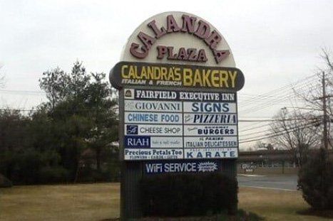 Calandra Plaza Signage — Clifton, NJ — Evergreen Commercial Real Estate Brokers Inc