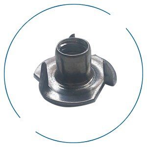 Stainless Steel 3 Prong Tee Nut