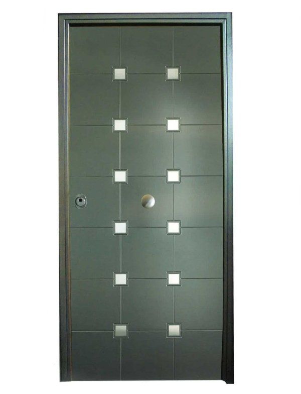 porta blindata in legno e alluminio