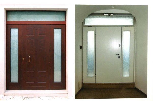 Esempi di porte blindate con cilindro europeo