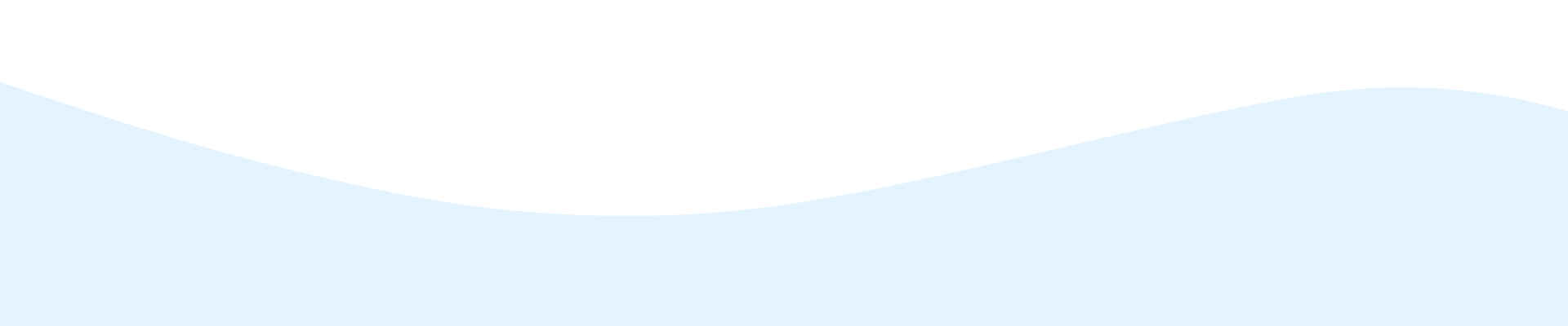 A white background with a blue curve in the middle.