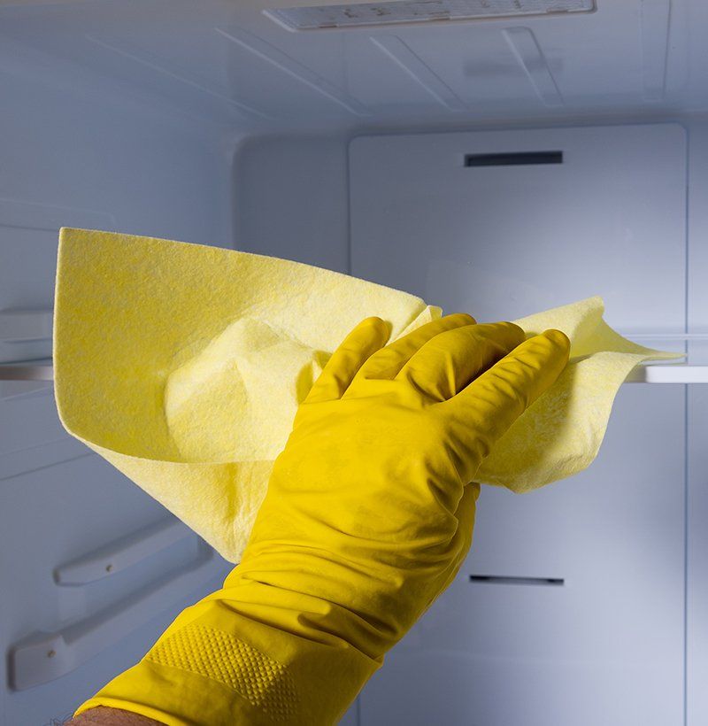 Cleaning the refrigerator