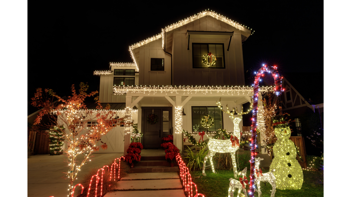 Christmas lights takedown