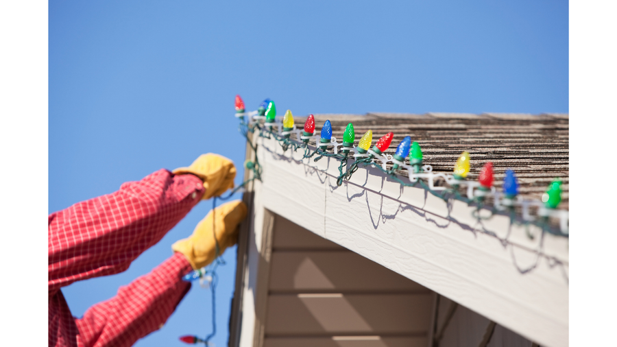 Christmas light hanging near me