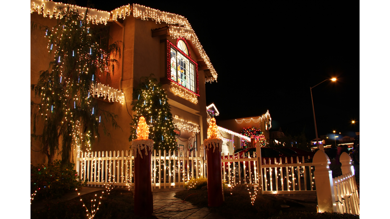 How to install christmas lights