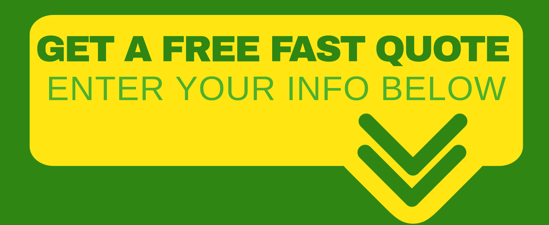 banner for a fast free quote over a contact form