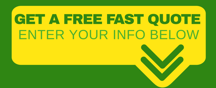 Banner for a free fast quote over a contact form