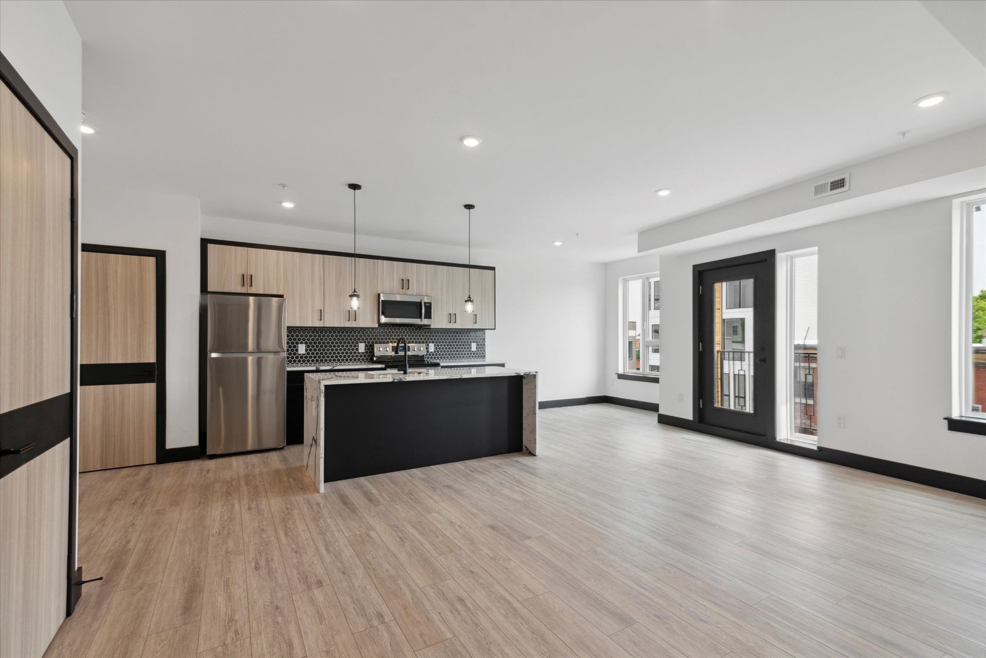 Interior Photo of Empty Kitchen