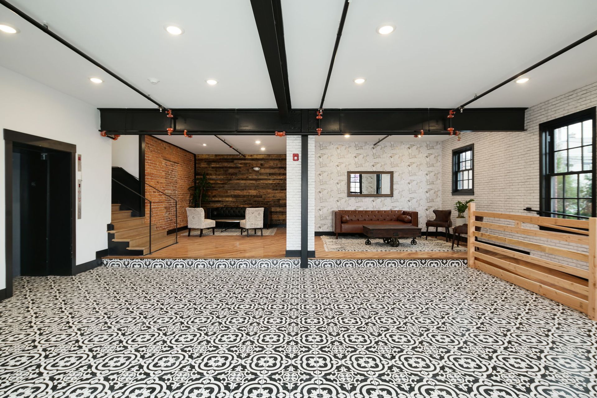 Interior Photo of Walnut Mills Lofts Lobby