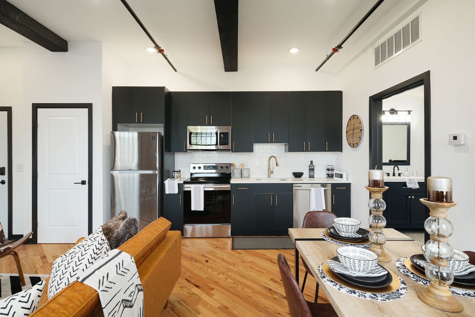 Interior Photo of Walnut Mills Lofts Kitchen