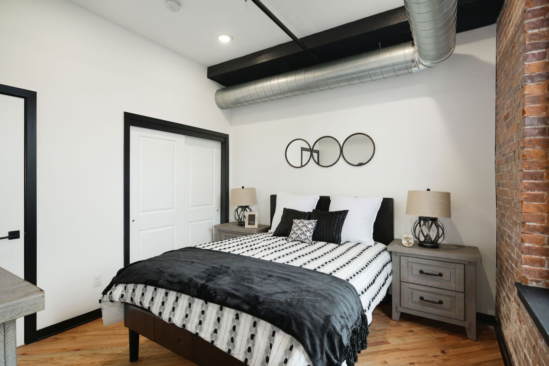 Interior Photo of Walnut Mills Lofts Bedroom