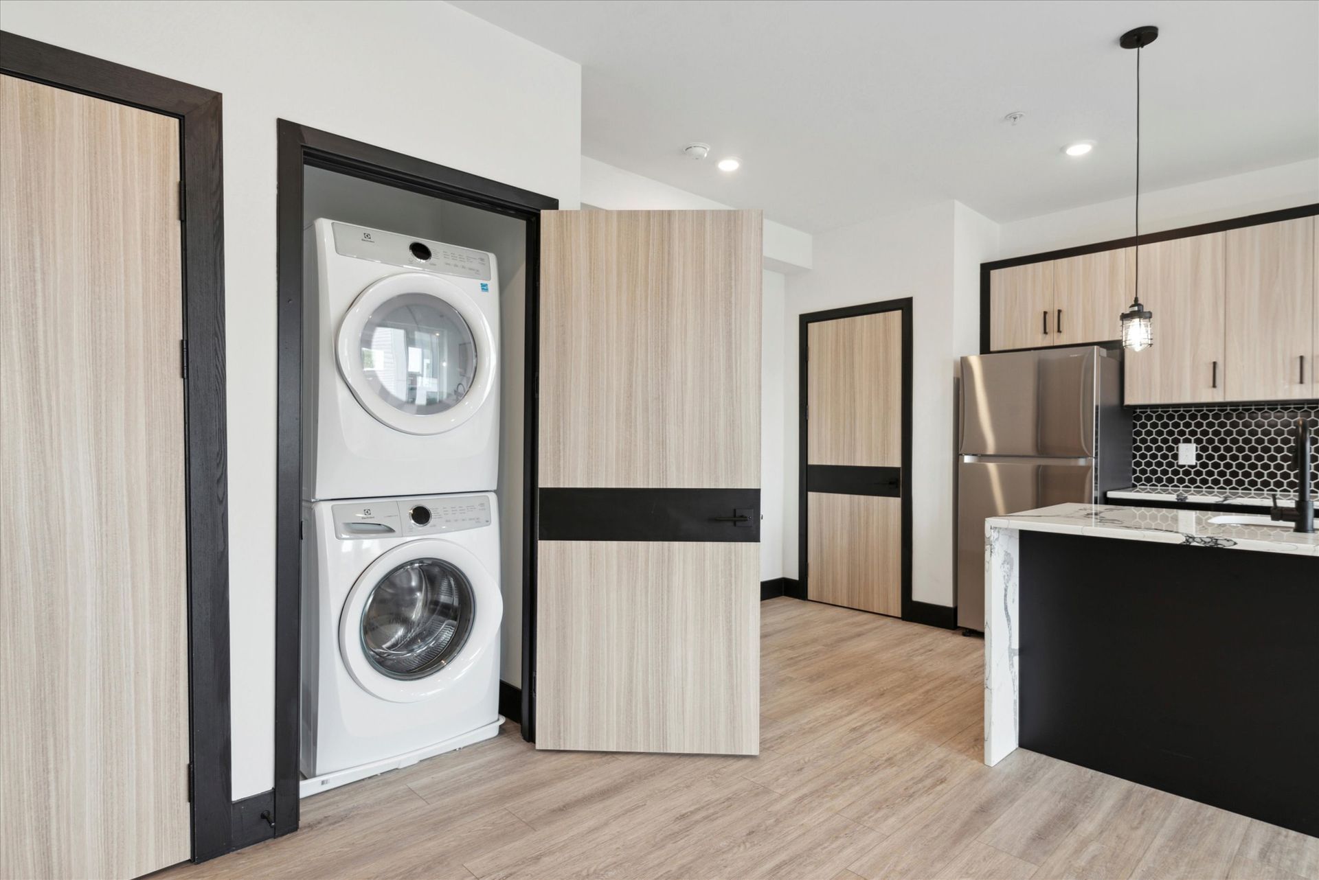 Interior Photo of Washer and Dryer