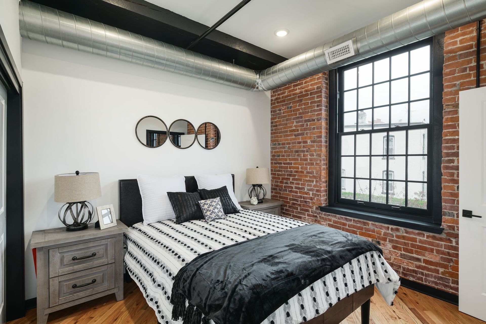 Interior Photo of Walnut Mills Lofts Bedroom