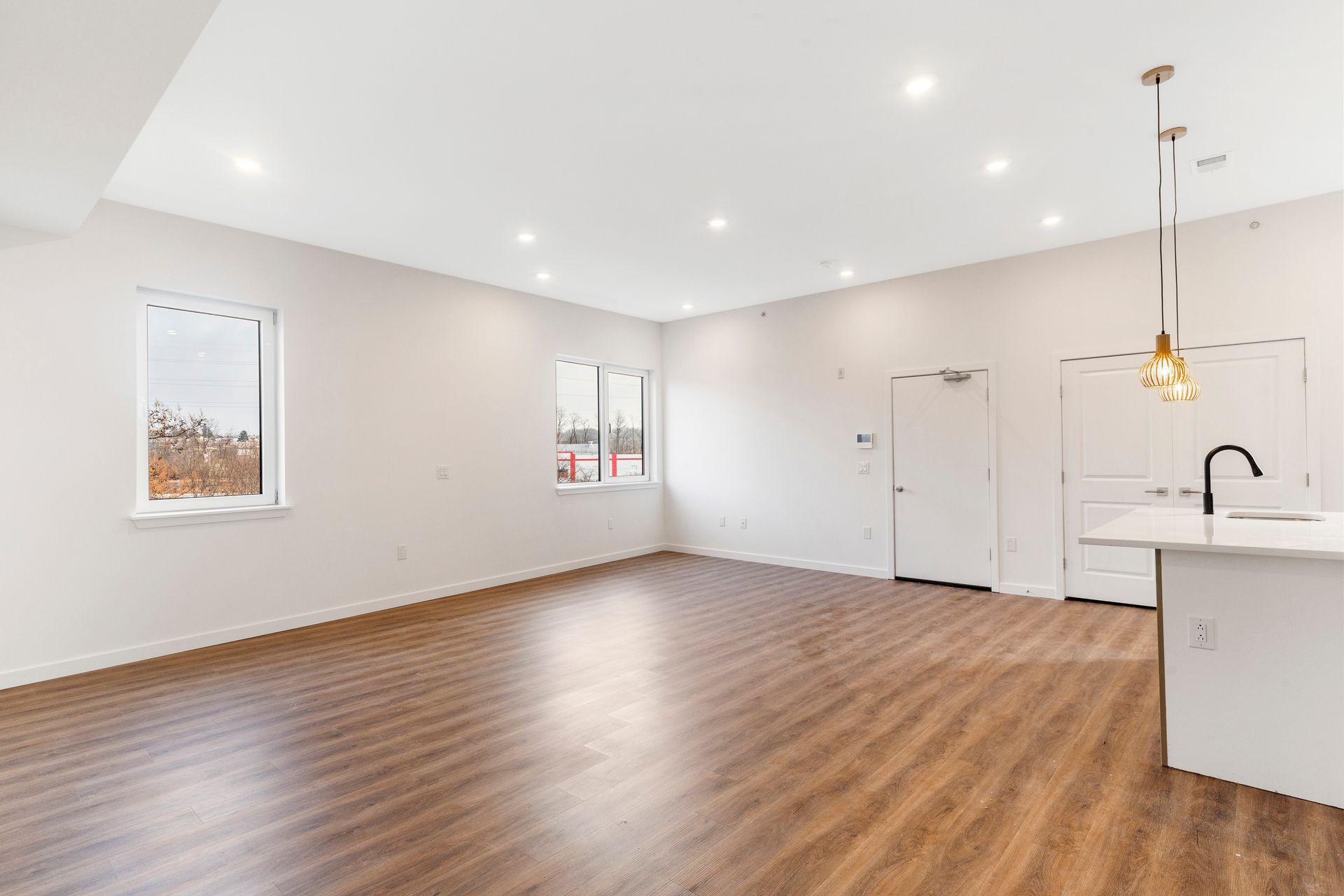 Interior Photo of Empty Living Room