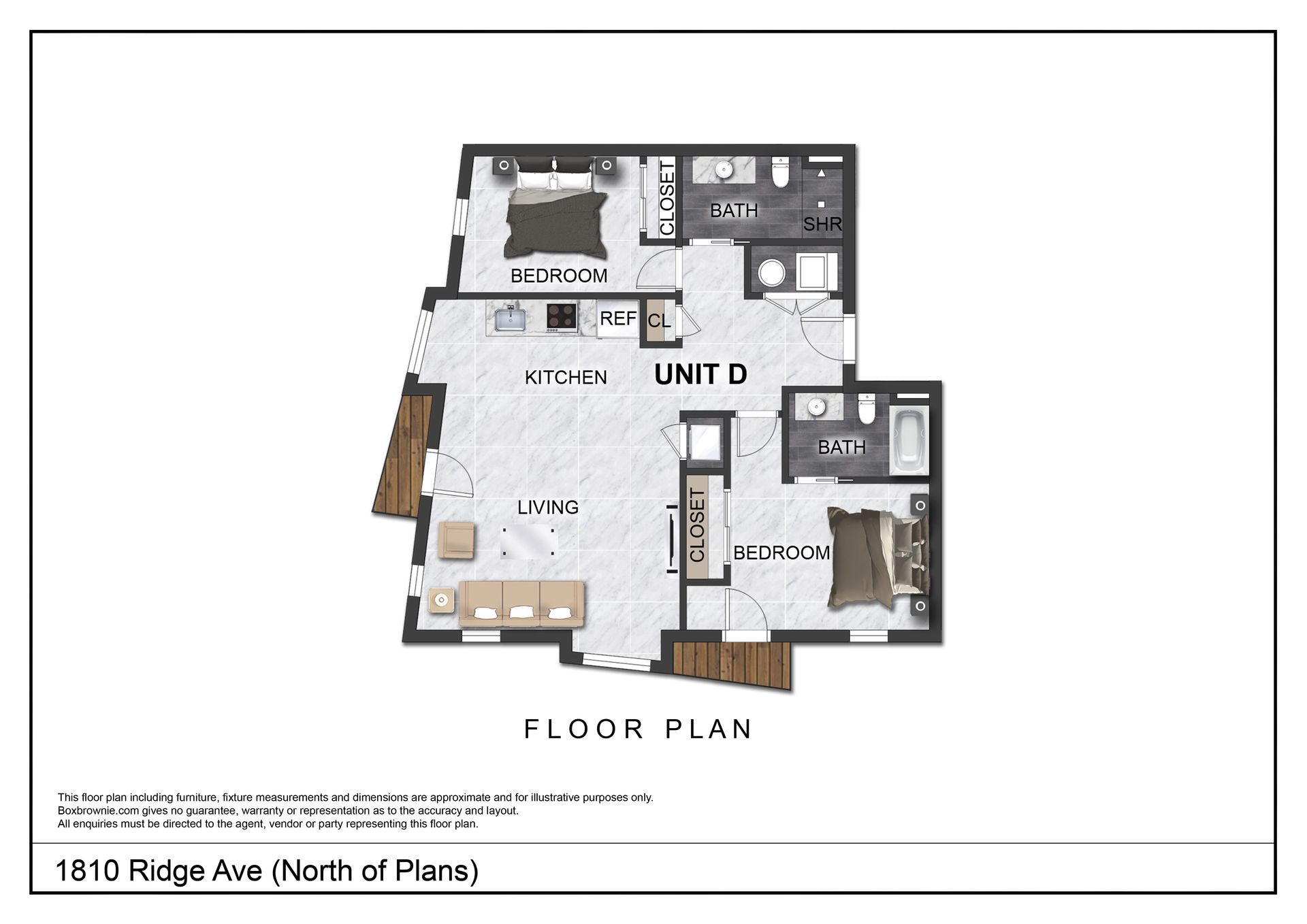 Unit D Floor Plan