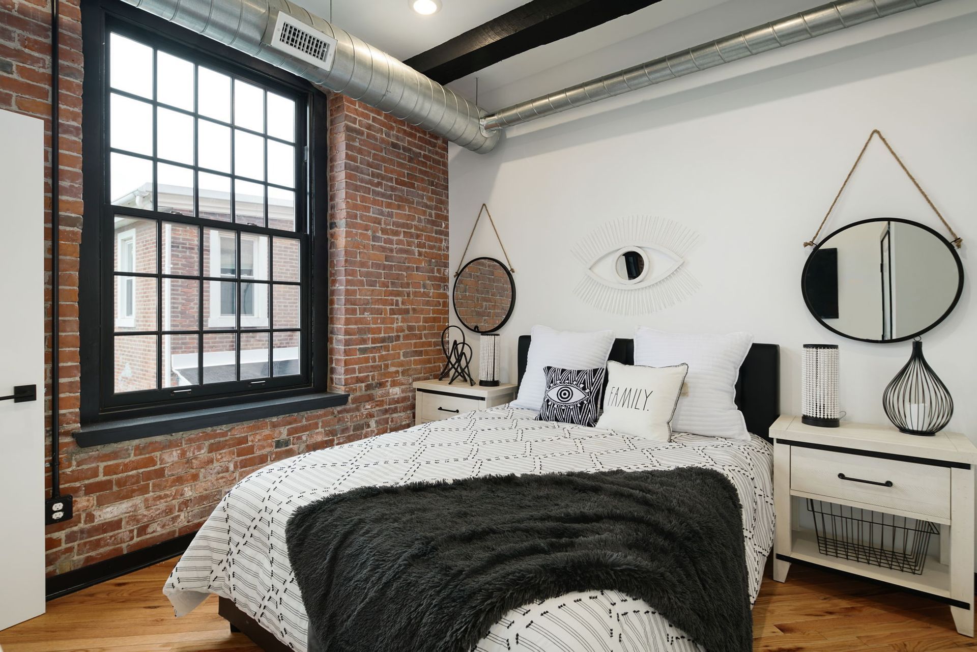 Interior Photo of Walnut Mills Lofts Bedroom