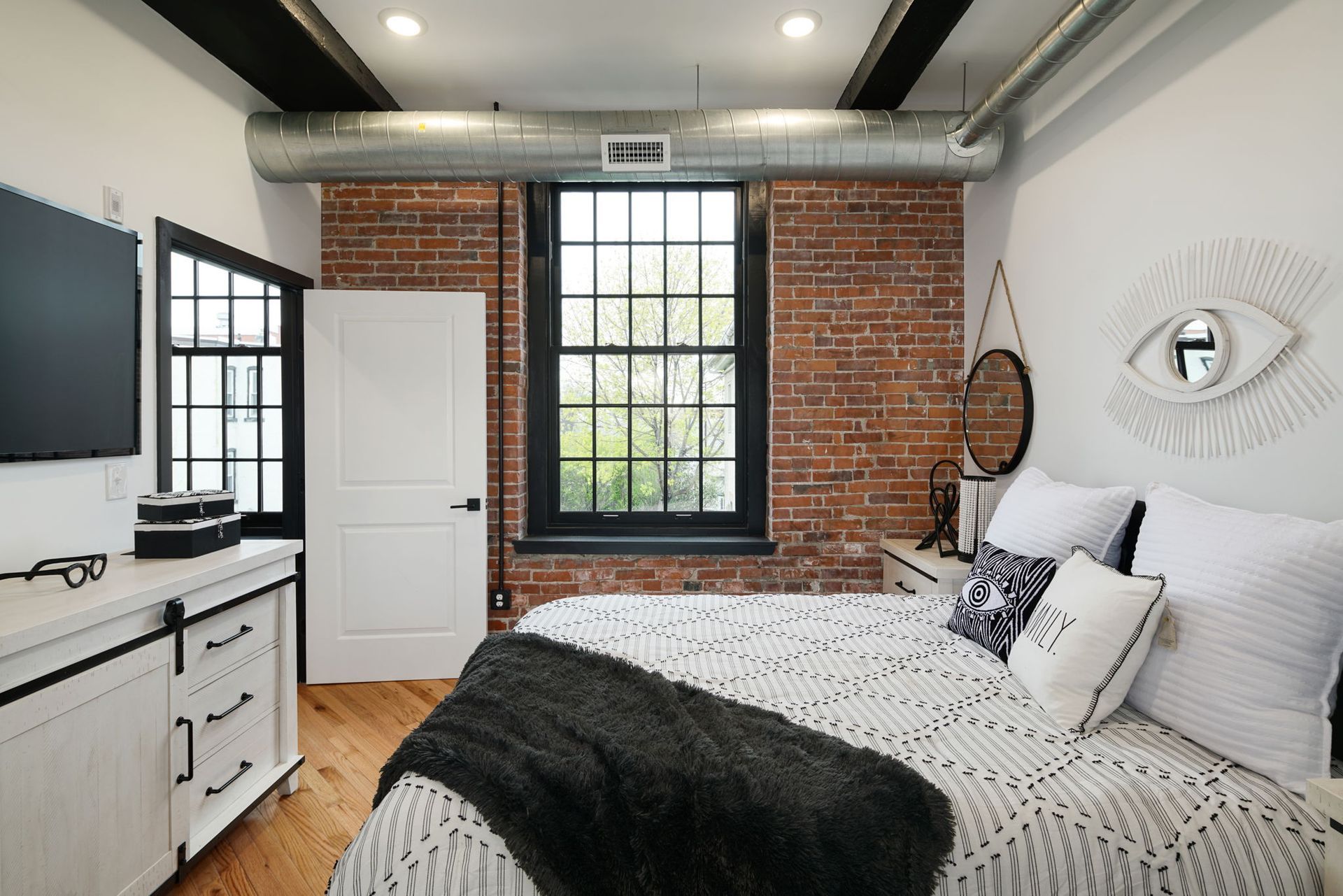 Interior Photo of Walnut Mills Lofts Bedroom