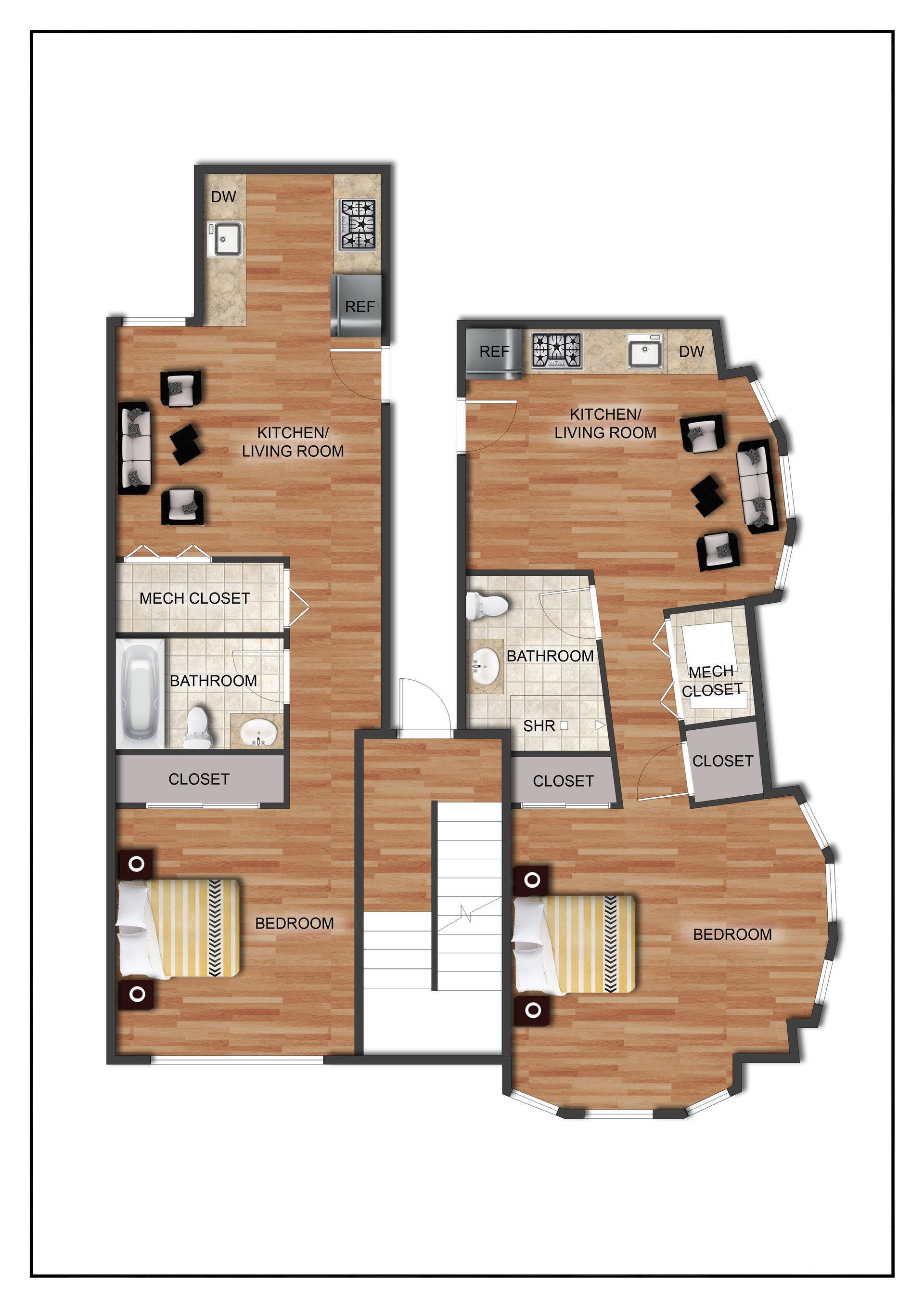 54th Street Floor Plans