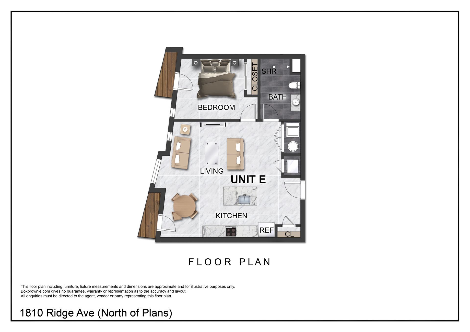 Unit E Floor Plan