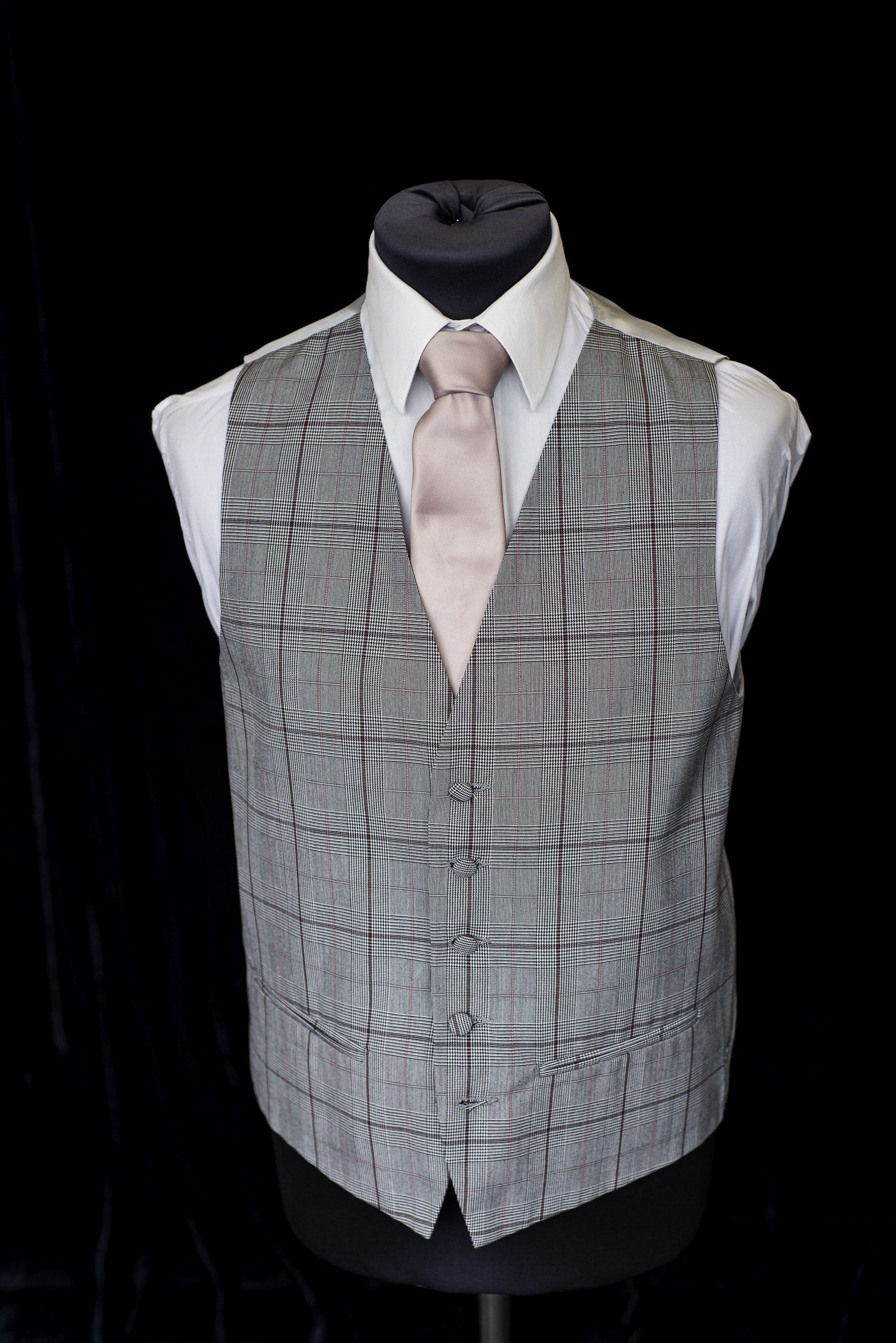 Pink Prince of Wales Check