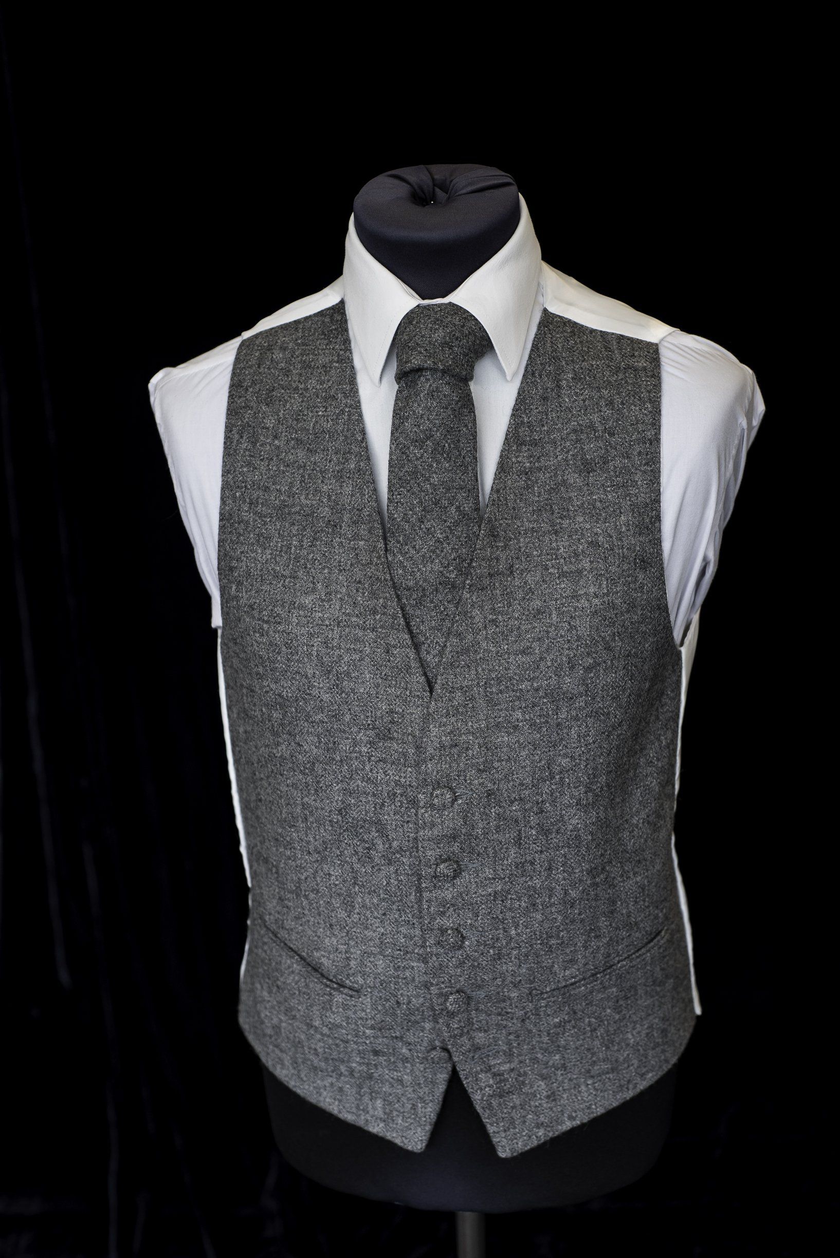 Plain Grey Tweed