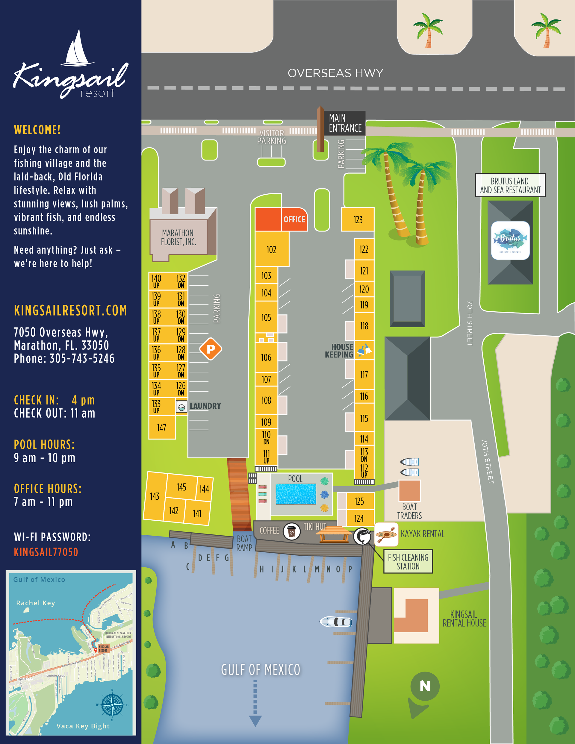 Kingsail Resort Map