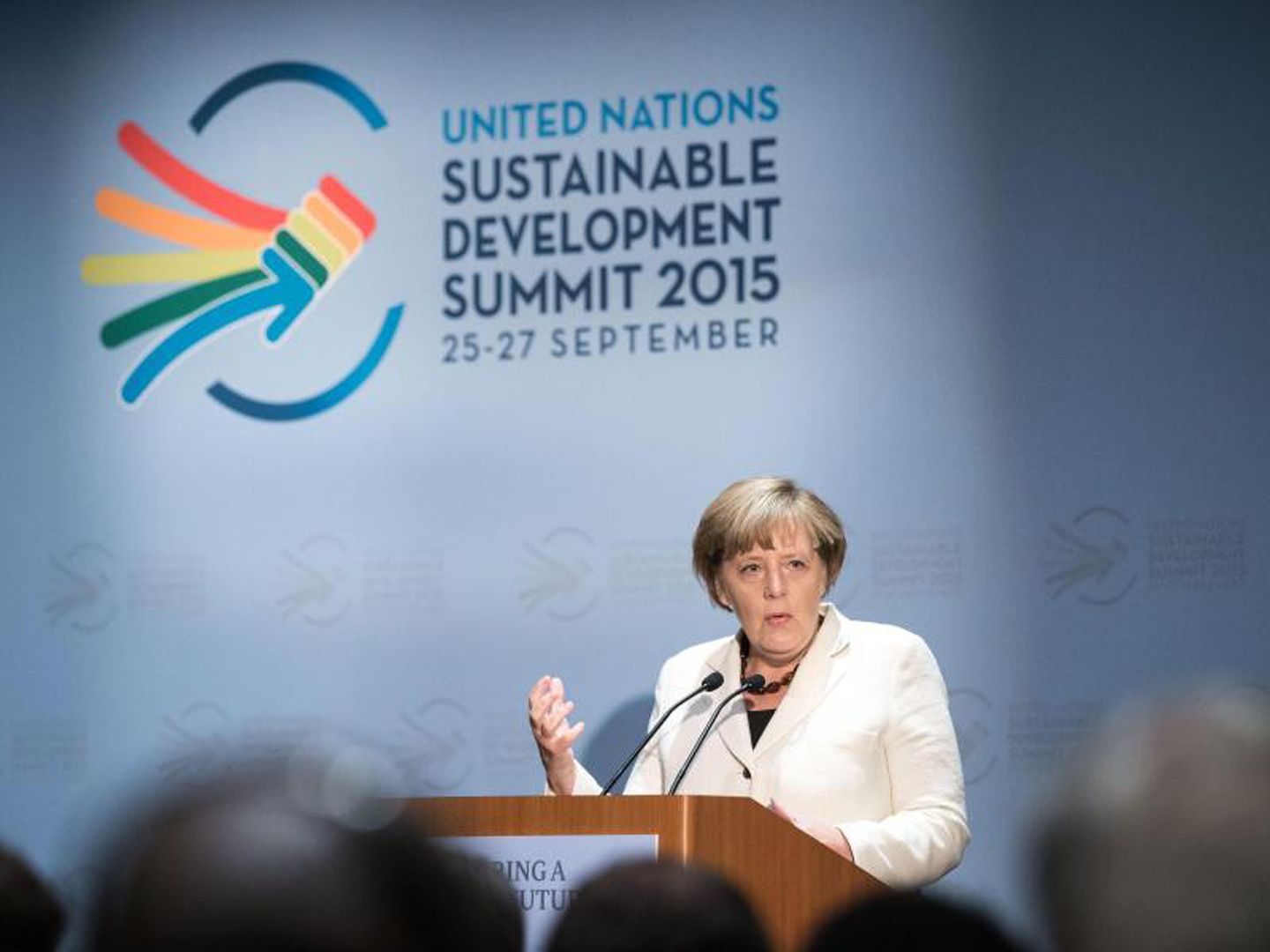 Angela Markel UN Event