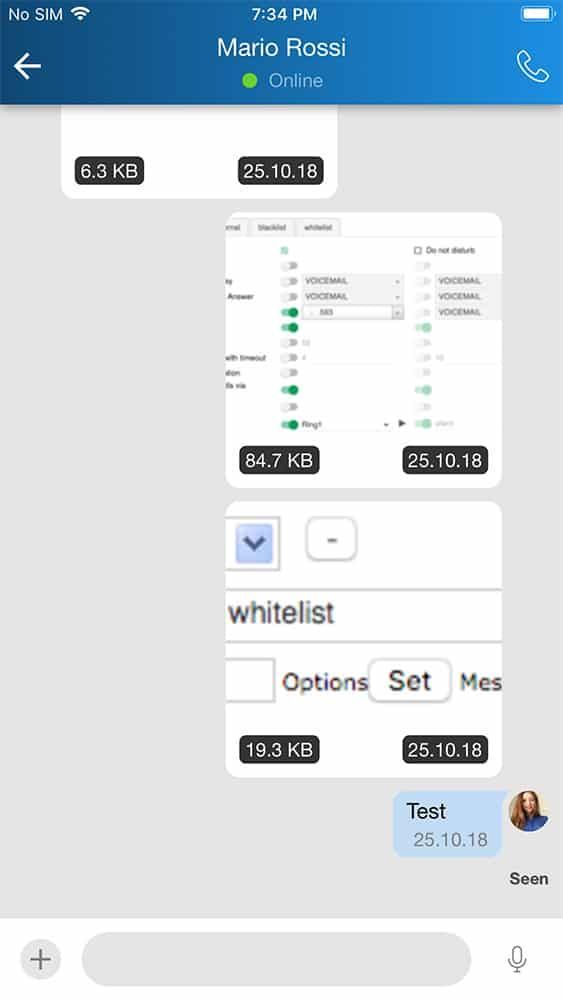 A screenshot of a text message between two people on a cell phone.
