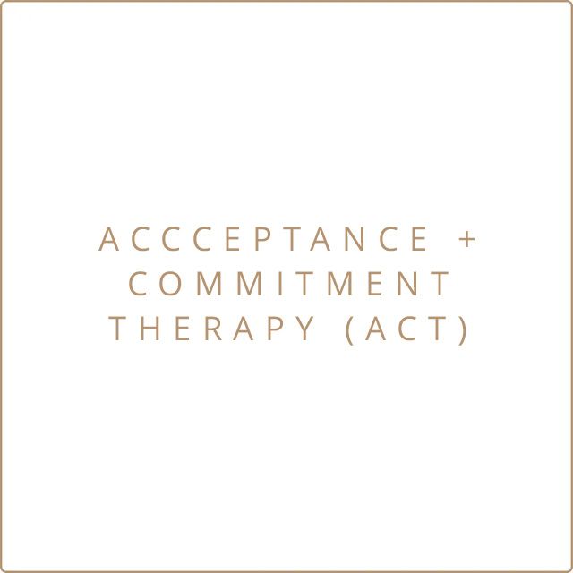 A logo for acceptance and commitment therapy ( act ).
