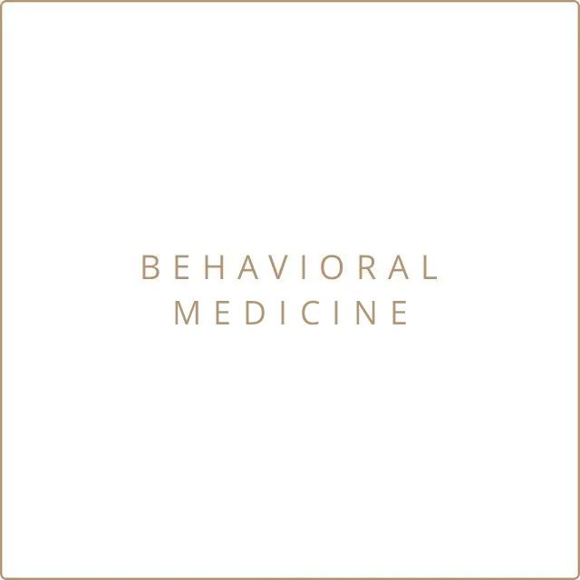 The word behavioral health is on a white background.
