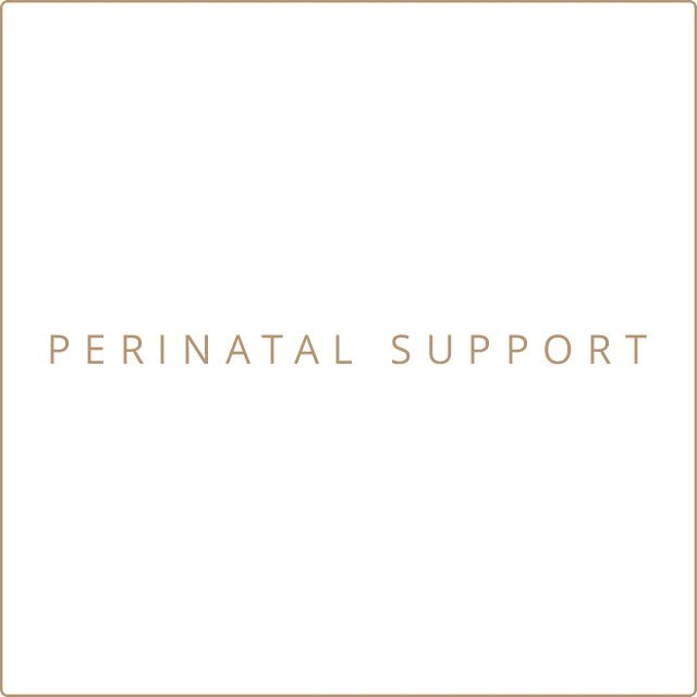 It is a logo for a company called perinatal support.