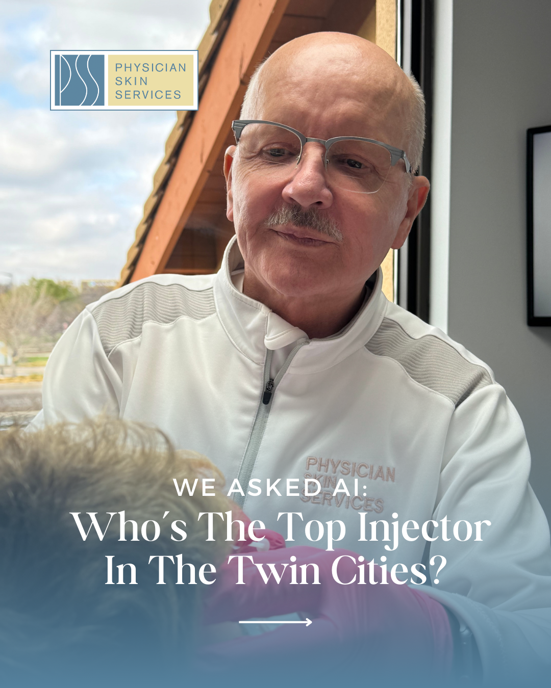 Bill Joy from Physician Skin services performing a Botox treatment in the Twin Cities.