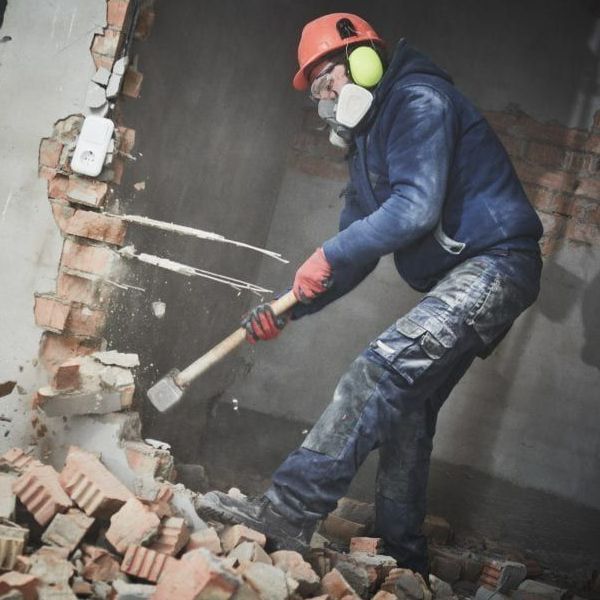 An image depicting a building demolition in Phoenix, AZ