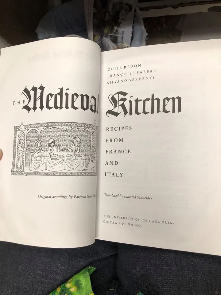 Open cookbook spread: 