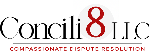 The logo for concili & llc compassionate dispute resolution