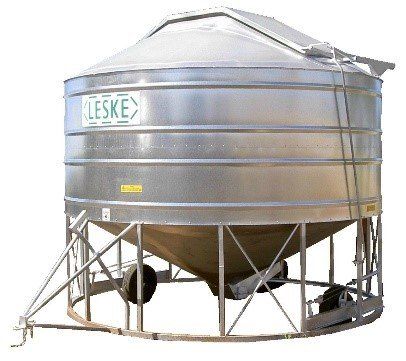 28 Ton (340 Bag) Standard Bin - Shea-Oak Log, SA - Leske Engineering