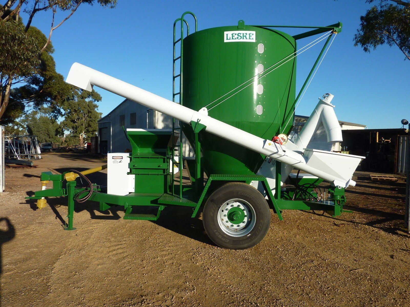 Rice Miller Mixer - Shea-Oak Log, SA - Leske Engineering