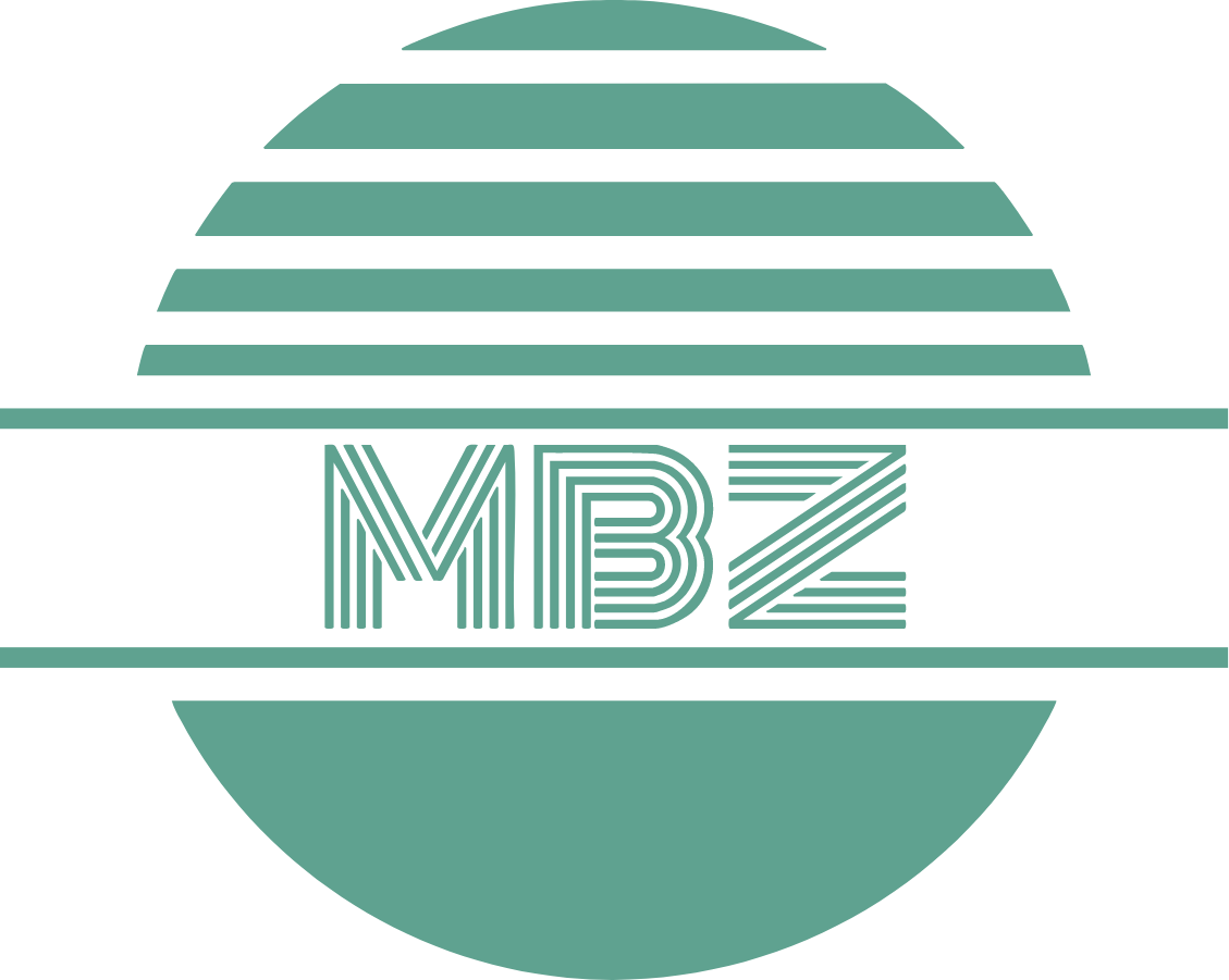 Ein grüner Kreis mit dem Wort mbz darauf
