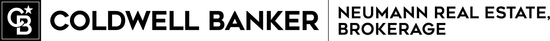 A logo for coldwell banker newmann real estate brokerage