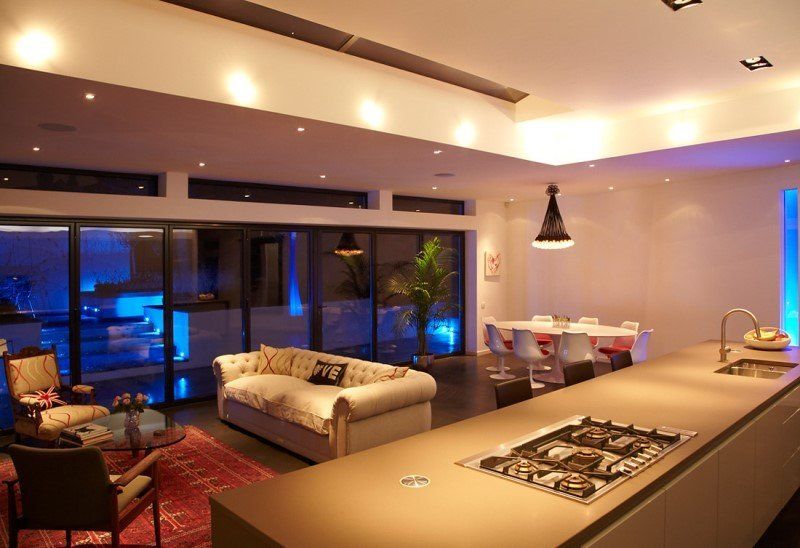 Complementary indoor and outdoor lighting